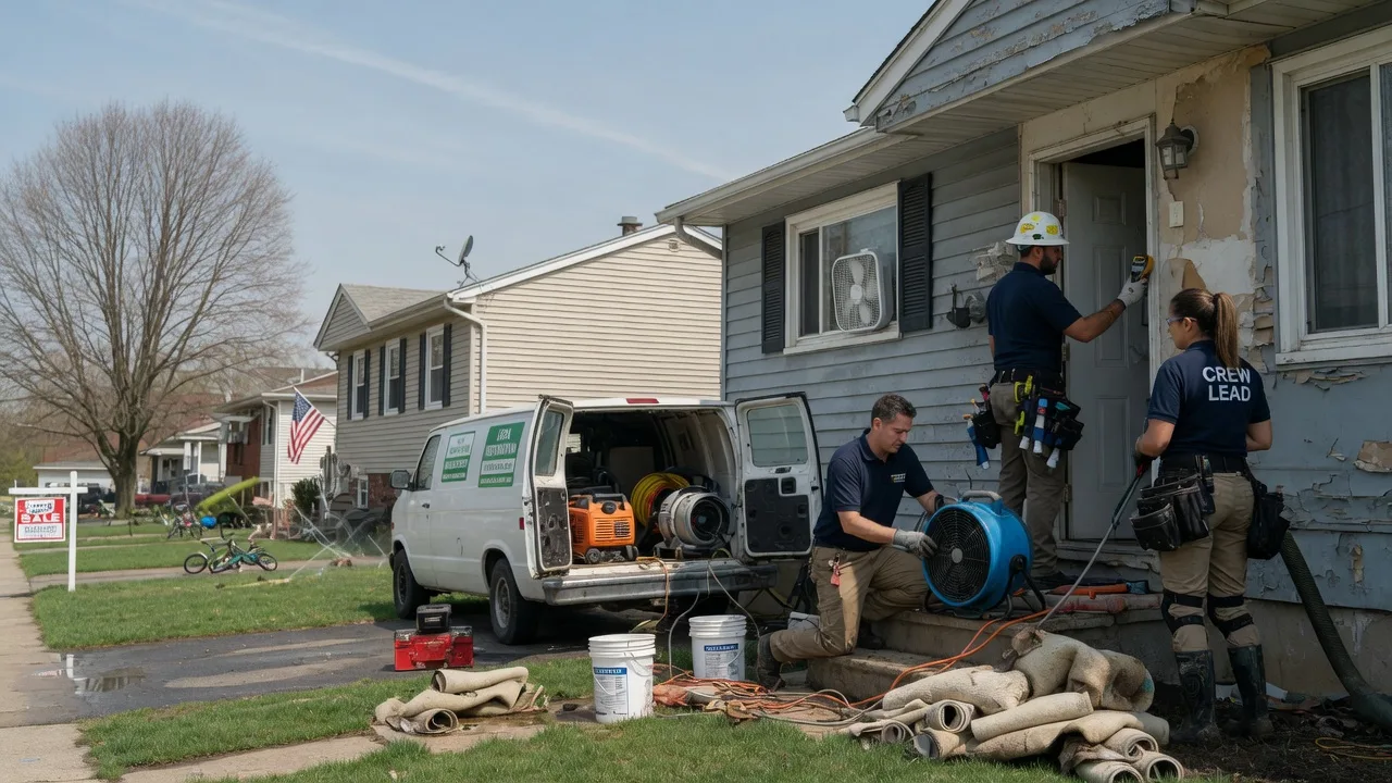Flood Cleanup in Sharon Center, OH near me