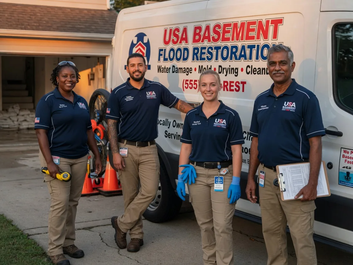 Basement Flood Cleanup company in Sharon Center, OH