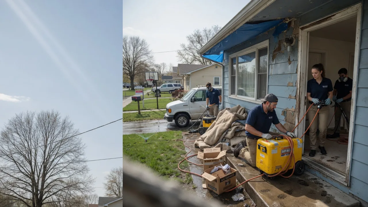 Basement Flood Cleanup in Sharon Center, OH near me